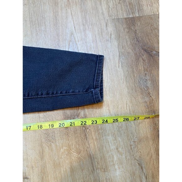 Levis SilverTab Mom Jeans Womens W26 Charcoal Denim Relaxed Fit Mid-Rise - Picture 9 of 9